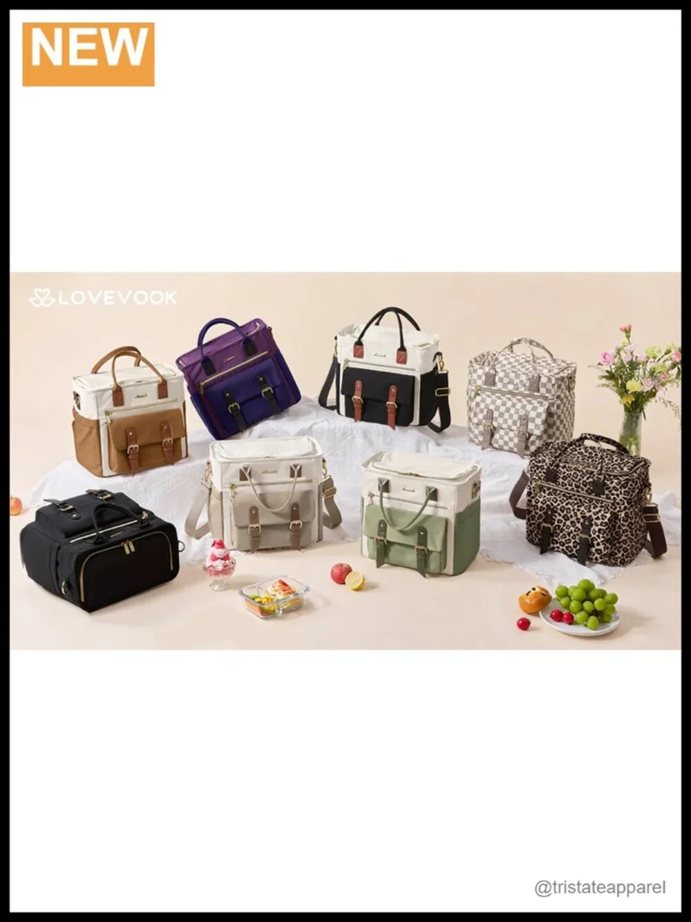 Insulated Lunch Bag Large Capacity Leakproof Thermal Work Tote